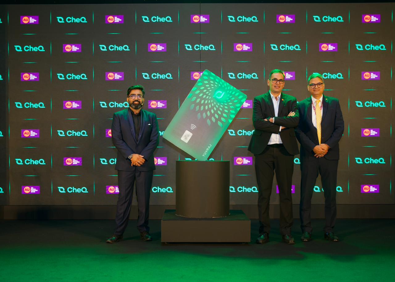 CheQ and AU Small Finance Bank launch India’s First Co-branded LED Credit Card